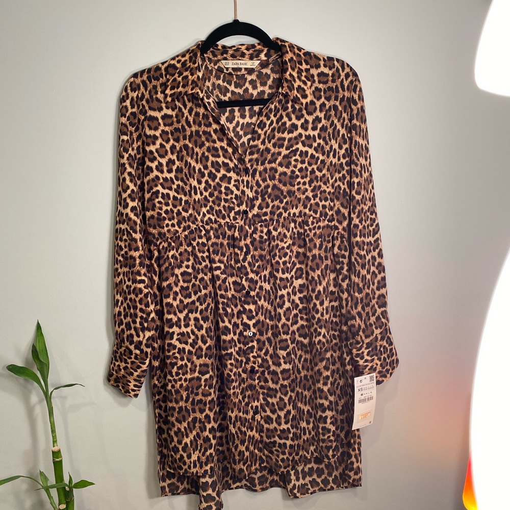 Cheetah print dress!
